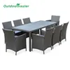 9PCS PE Wicker Dining Table And Chair Furniture Set