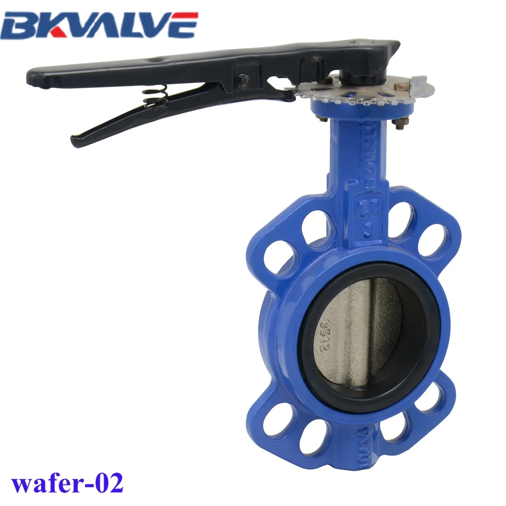 Dn50 Dn100 Dn150 Ductile Cast Iron Wafer Type Butterfly Valve With Hand Lever Buy Wafer Type 8125