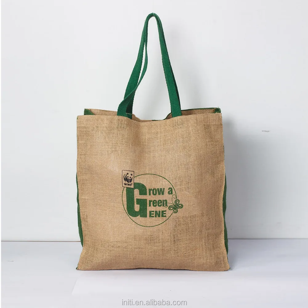 jute bag / italian matching shopping jute bag