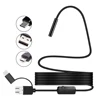 5.5mm 7mm 3 in 1 flexible Waterproof Android USB Endoscope Inspection Camera for smartphone Micro USB Type C android endoscope