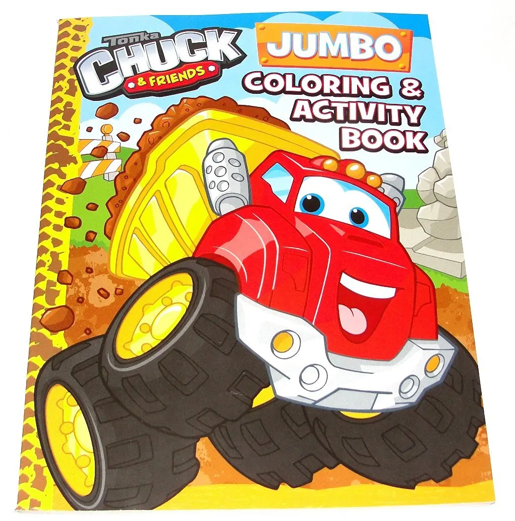 Buy Tonka Chuck 144 Page Coloring Activity Book With Stickers Plus Buy Tonka Chuck 144 Page Coloring Activity Book With Stickers Plus