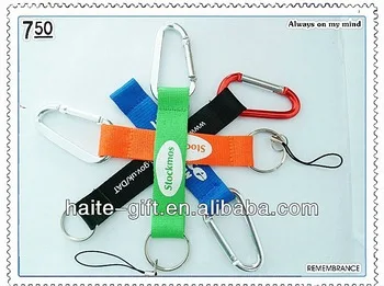 Functional short key strap with climbing hooks