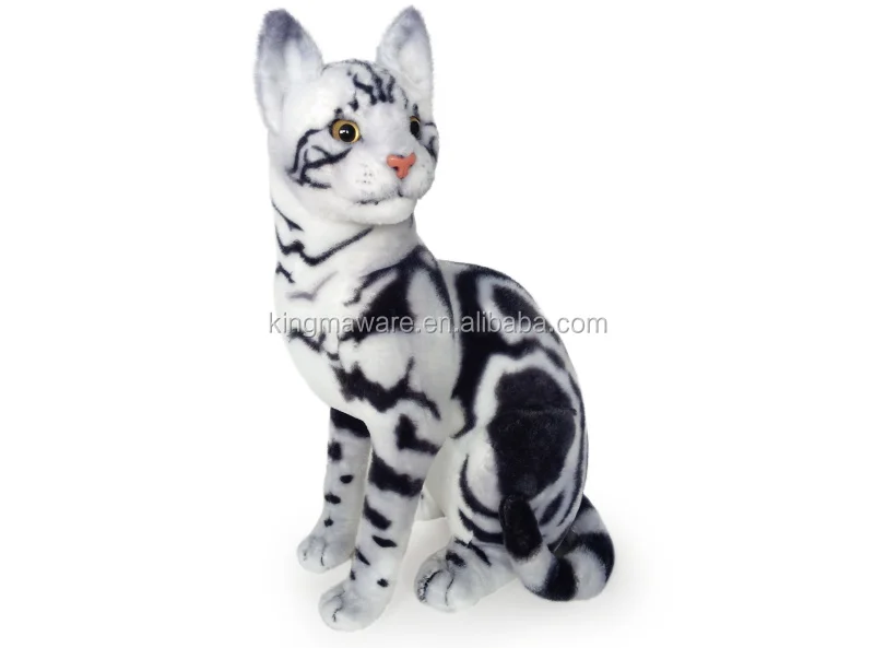 realistic siamese cat stuffed animal