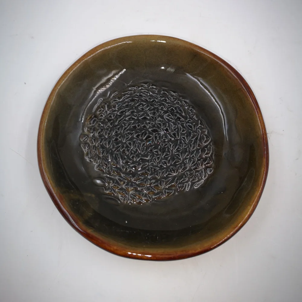 Kitchen Vegetable Tools Custom Handmade Garlic Grater Ceramic Garlic