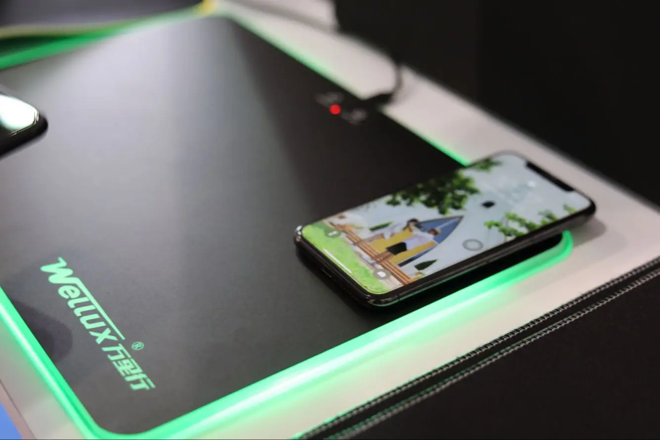 Rgb Mouse Pad With Wireless Charging Soft Led Mouse Pad With Light