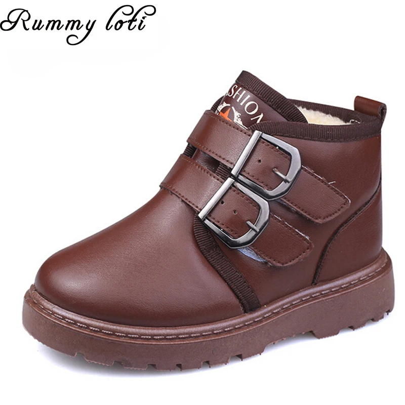 2015 New winter Brand children warm winter boots, girls
