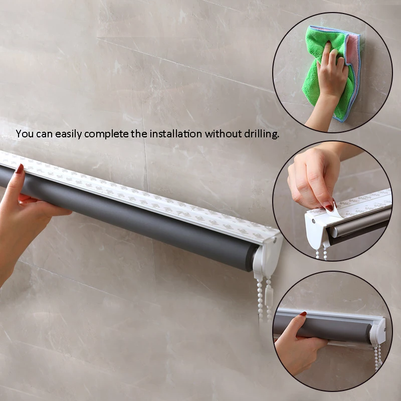 мини без сверления. мини без сверления. рулонные шторы мини. крепления для рулонных жалюзи.