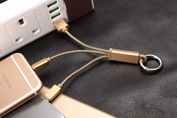 LDNIO New Arrival LC89 2 in 1 Quick Charging USB Cable for Android & IOS