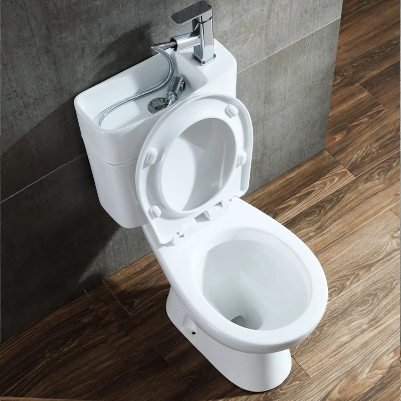 Japanese Hotel Sink Attached Toilet China Ceramic Water Clsoet Eco