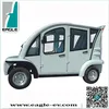 Electric people mover, electric car with 4 seats, electric car with aluminum hard door