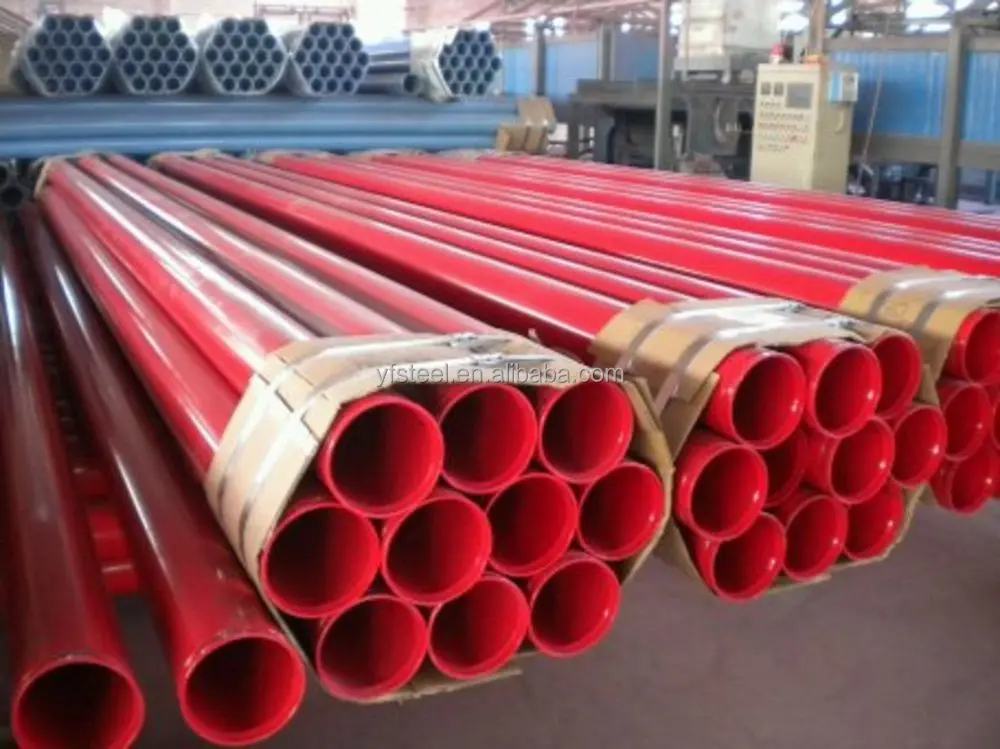 Schedule 40 Red Fire Fighting Welded Carbon Steel Pipe