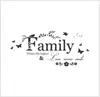 Family Letter Quote Removable Vinyl Decal Art Home Decor Wall Stickers