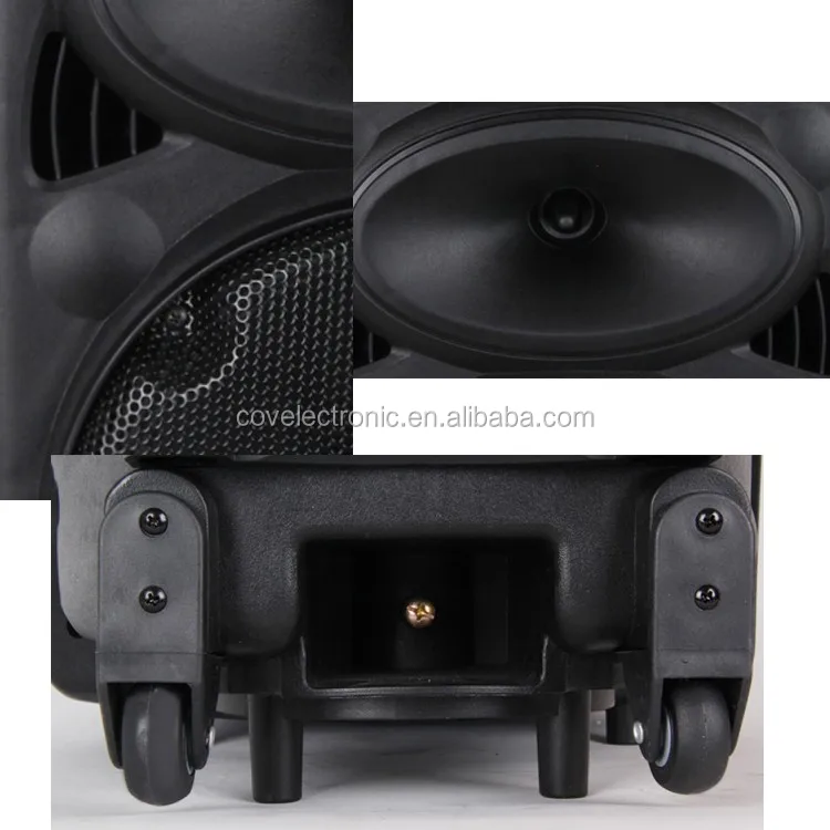Cov Loud Large Outdoor Speakers With Super Bass 12 Inch Plastic 150w