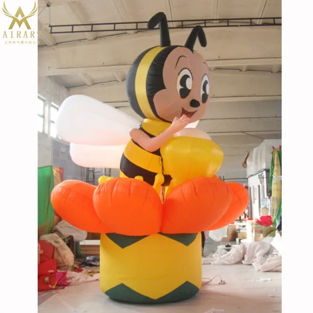 Vividly Inflatable Yellow Honey Bee Inflatable Cartoon Bumble Bee Large ...