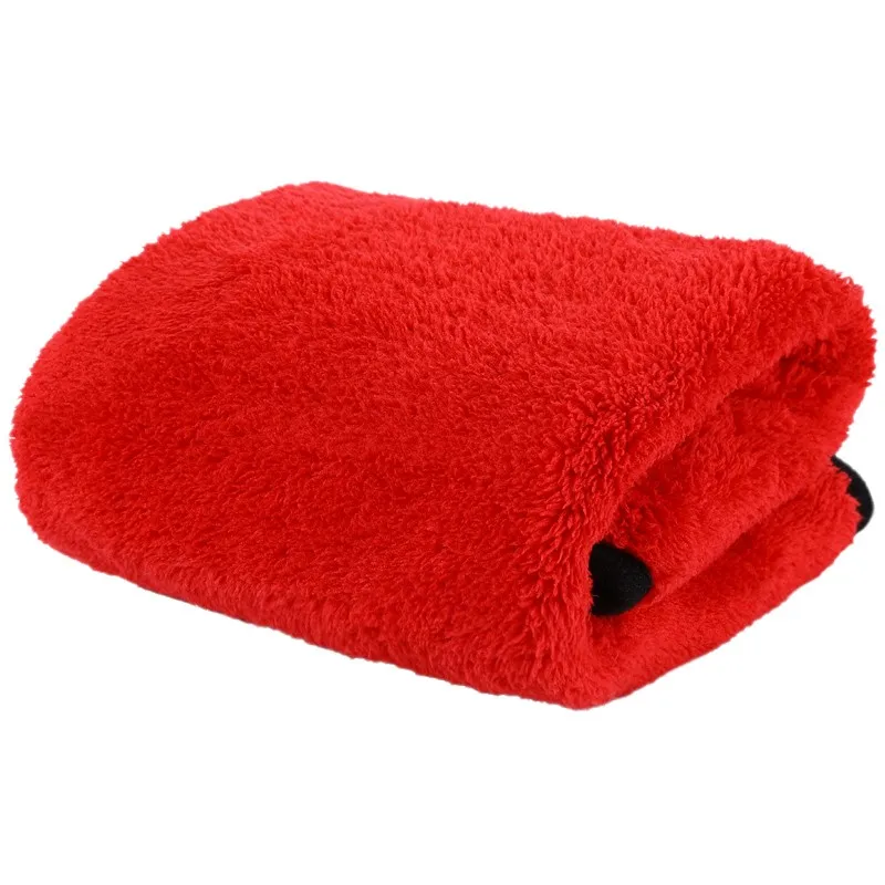 Soft Coral Fleece Car 1200 Gsm Plush Microfiber Car Drying Cloth - Buy ...