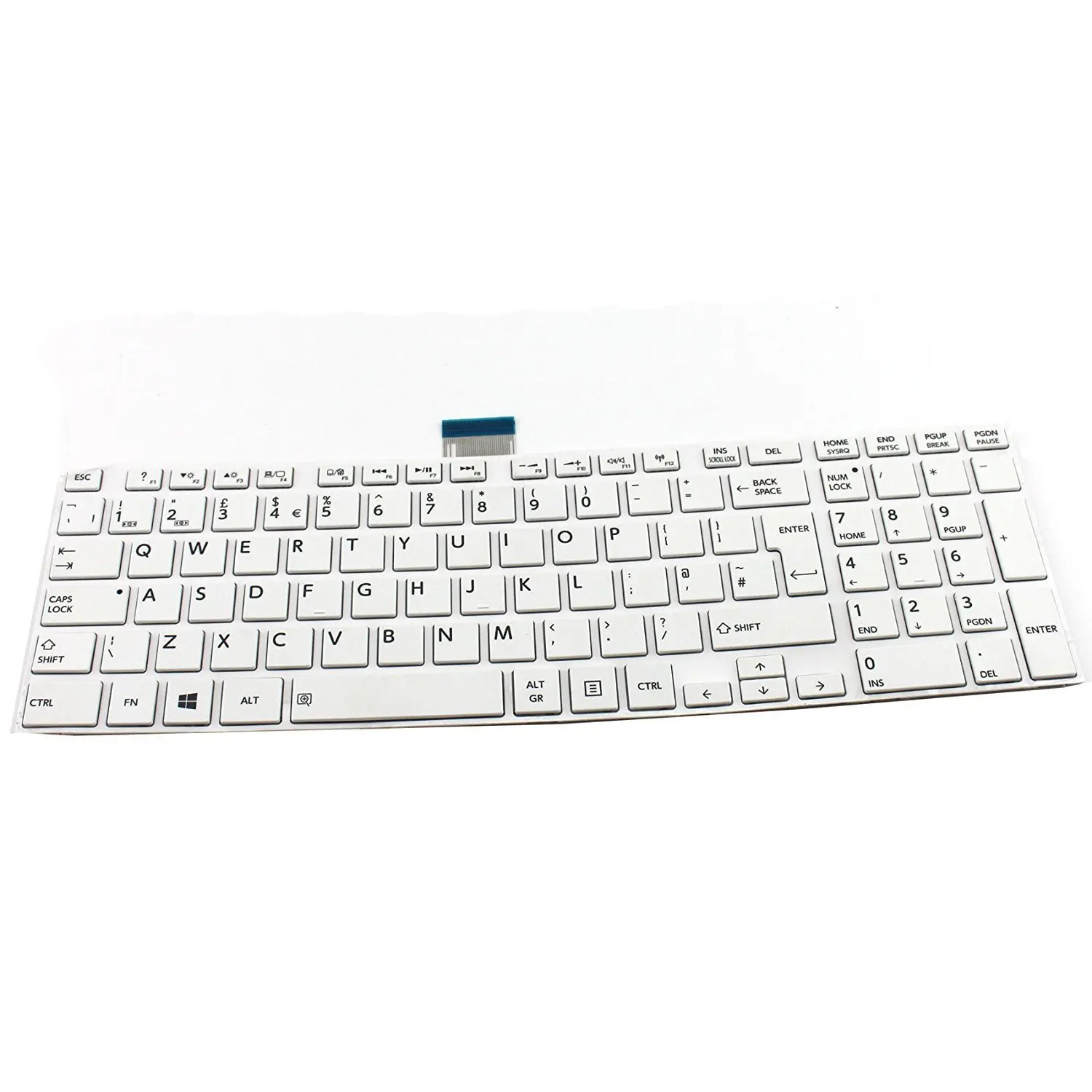BingoBuy TPU US Layout Clear Transparent Non-Toxic Ultra Thin Keyboard Protector Cover Skin for Toshiba Satellite C50-B C50D-B C50T-B C55-B C55T-B C55D-B Series