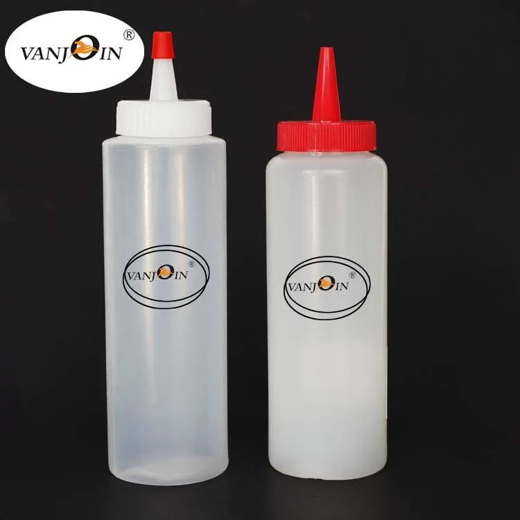 Twist Top Cap Ldpe Plastic Bpa Free Food Grade 12oz Squeeze Bottle