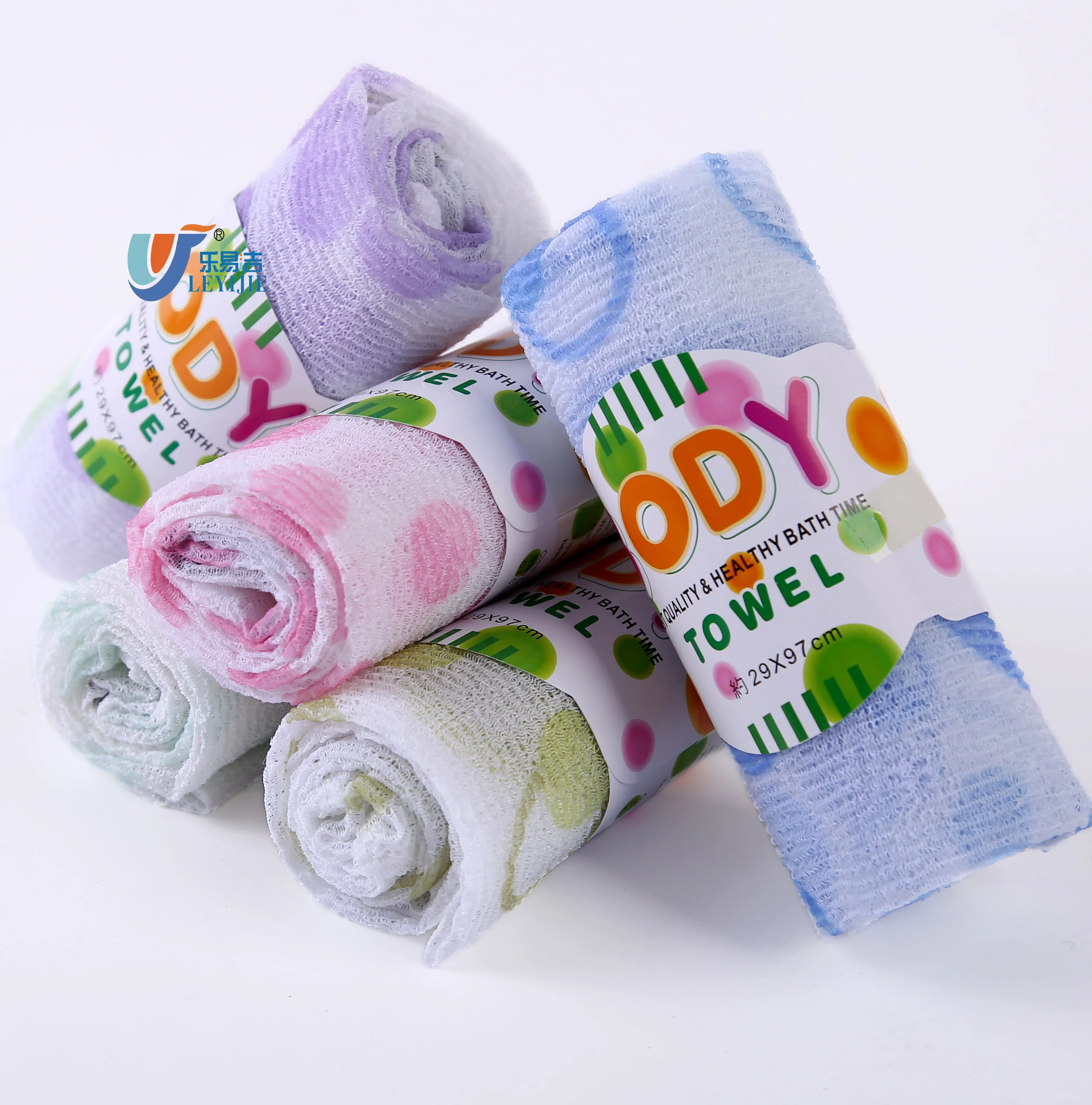 Amazon Best Sellers Printing Exfoliating Bath Towel 100 Nylon Premium