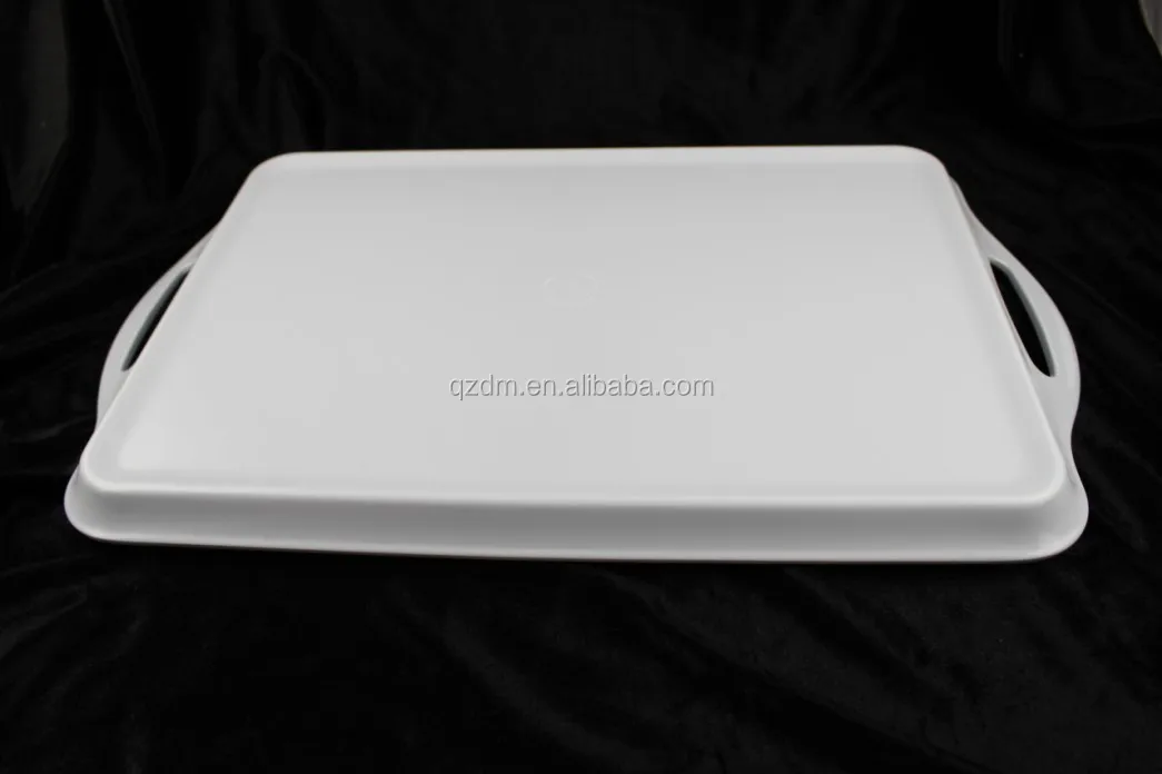 19inc melamine Food tray with handle 48x29.5cm Big tray