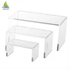 Acrylic Display U Shaped Tabletop Clear Risers