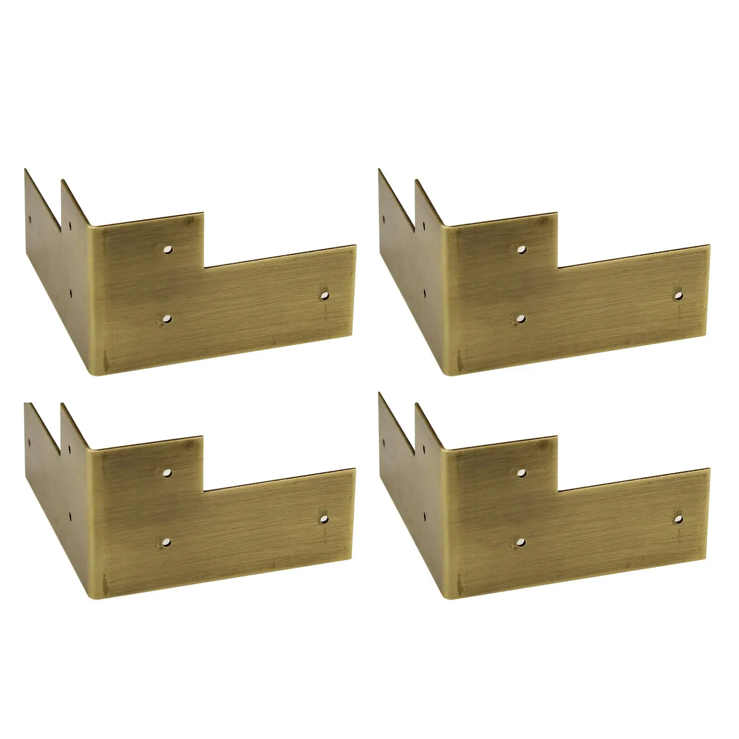 4//12PCS Antique Angle Corner Protectors Wooden Jewelry Case Box Decorative HQ