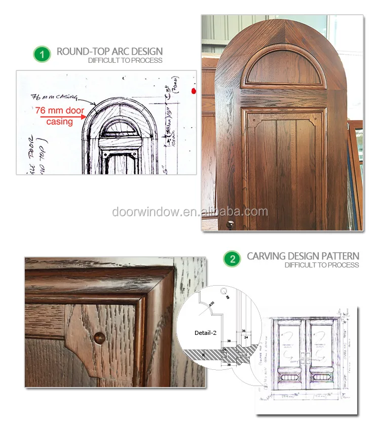 american imported red oak doors wooden Plain Panel Luxury house Bedroom Interior Wooden Door