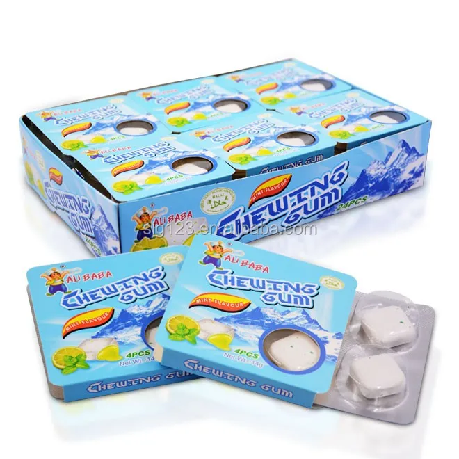14g Sweet Lemon Mint Flavor Blister Pack Chewing Gum Buy Blister Pack