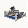 4 axis multi spindles CNC carving 3D Rotary and flat cutting