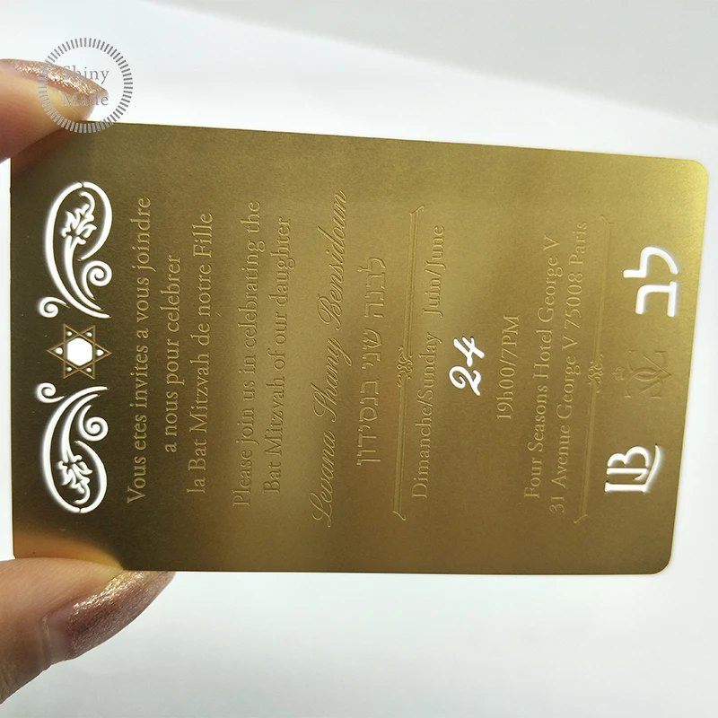 golden metal card
