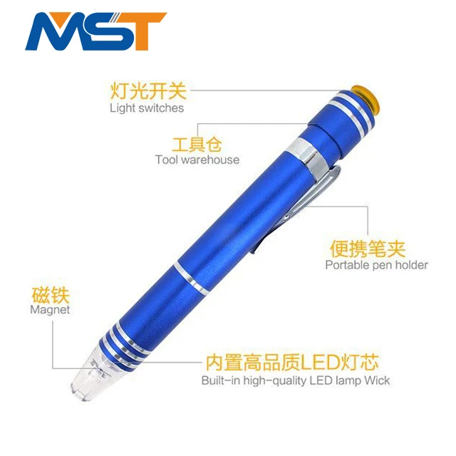 Promotional Customized Logo Multi-Screwdriver Metal Torch Tool Pen.jpg