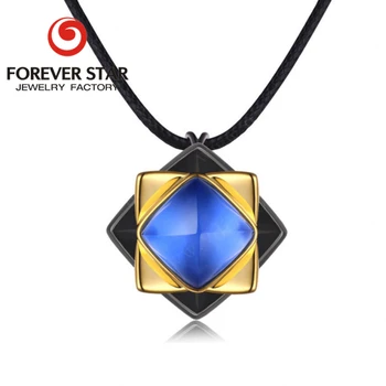 smart vibrating charging wireless jewelry silver aquamarine larger necklace