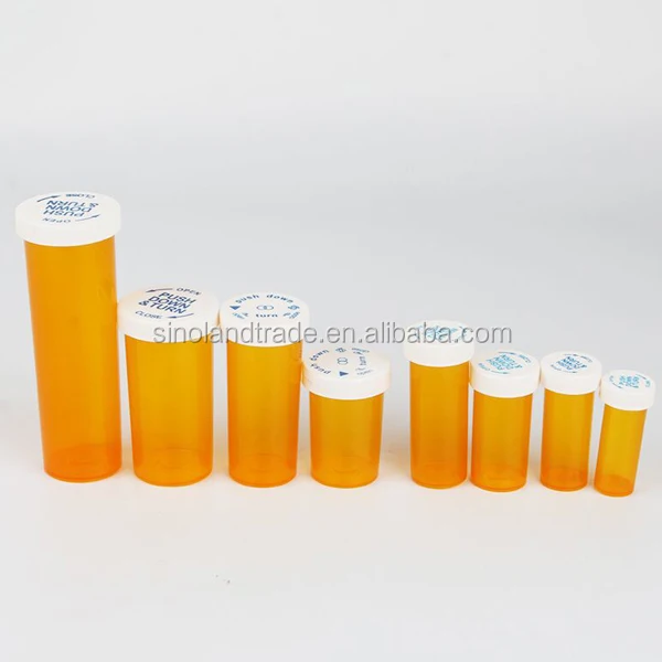 Rx Pharmacy Push Down & Turn Vials Prescription Vials Buy Plastic