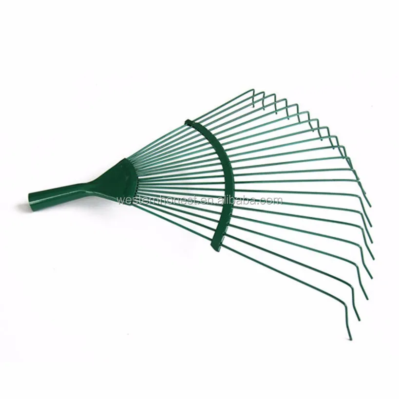 22teeth Steel Garden Rake/pitchfork Heavy Duty Steel Rake Leaf Lawn