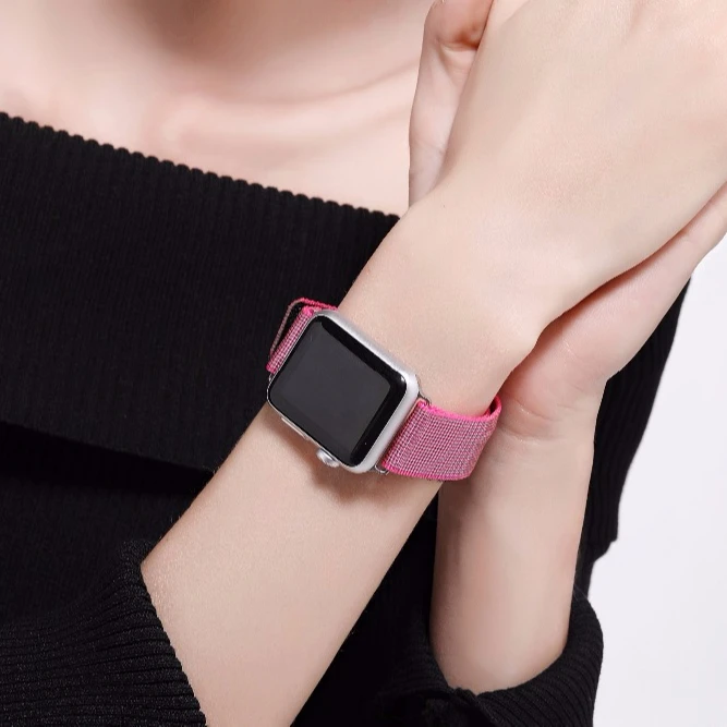 nylon loop apple watch band