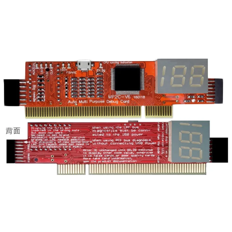Latest Dualuse Motherboard Tester Display 3digit Card Checker Tester