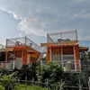Tiny Beautiful cheap modern prefabricated beach house, well design fast build villa,shipping container hotel
