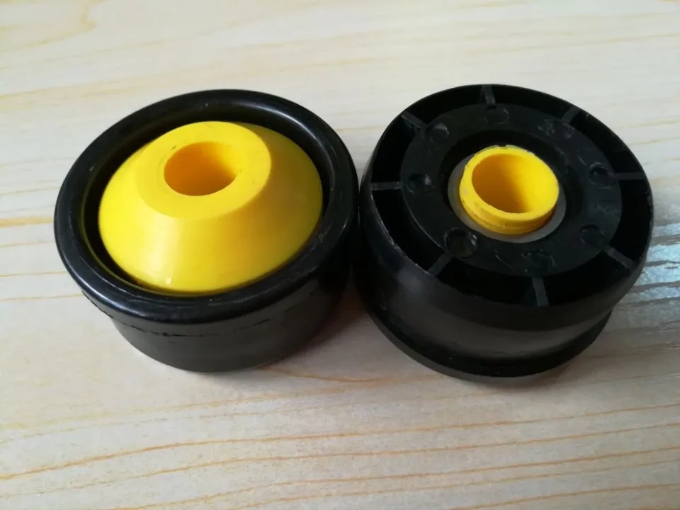 Blue Plastic Conveyor Roller End Caps For Stainless Steel Conveyor