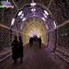 outdoor waterproof led christmas light large arch shape