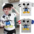 Cute Cartoon Loverly Kids Boys Girls Casual Short Sleeve Tops shirt 2 7Y