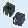 HM 4 Pin PCB Terminal Latching Plastic Flashlight Push Button Switch