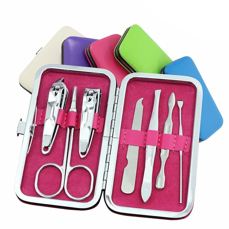 Maniküre-Pediküre-Set – 7-teilig Mit Box Für Nagelpflege (Nagelschere, Knipser, Schneider)