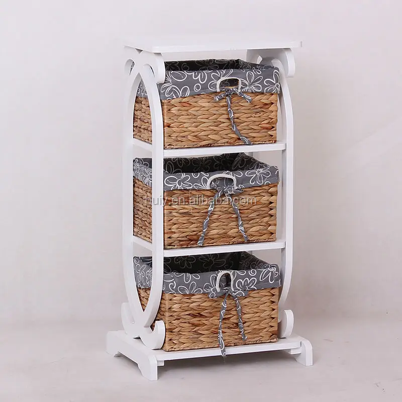 Wooden Storage Cabinet With Natural Wicker Basket Drawer Buy Drawer Wicker Basket Drawer Natural Wicker Basket Drawer Product On Alibaba Com