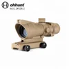 ohhunt 4x32 2#SZR-2 Hunting RifleScope Real Red Fiber Glass Etched Reticle Optical Sight