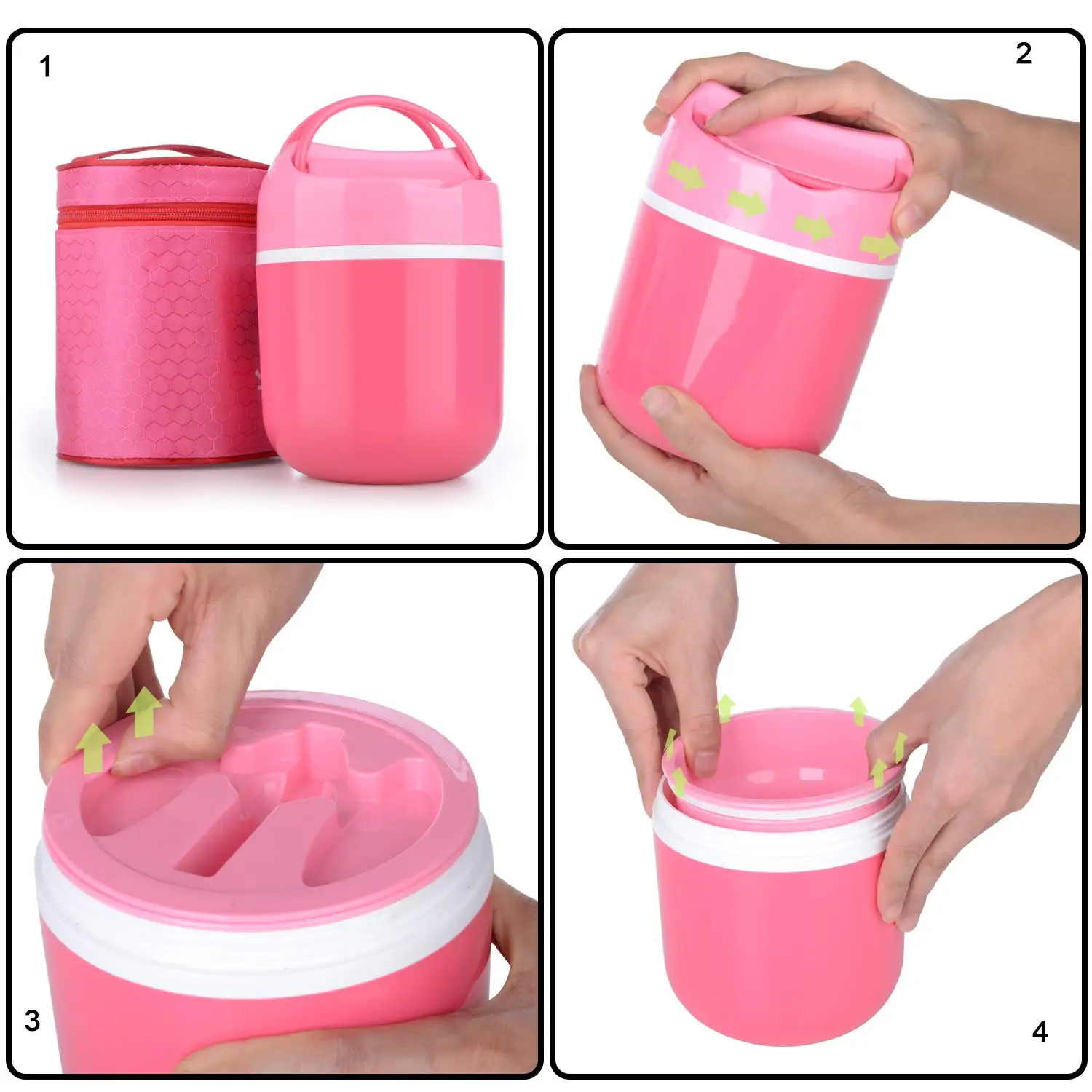 Lula 1100ml Thermos Food Container Camping Portable Keep Food Warm