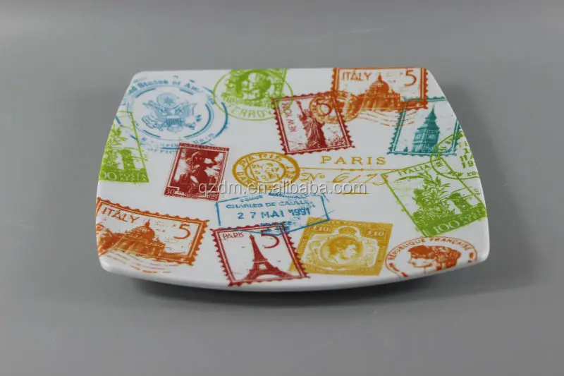 Sales promotion Square Melamine Dinner plate
