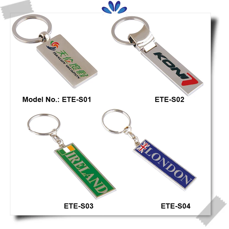 Advertising Fashion Custom Logo Metal Keychain,Diy Zinc Alloy Keychain