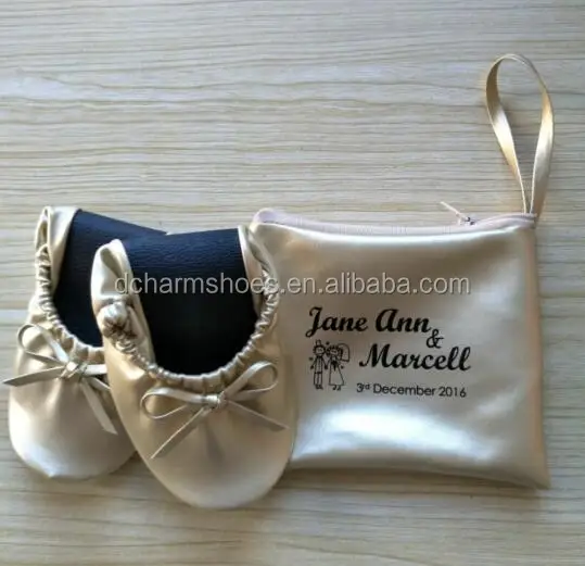 ladies gold ballet pumps