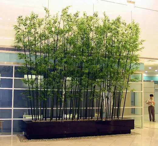 2015 venta caliente 10 pies de bambú falso planta para el paisaje de