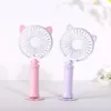 fan led, Cat Hand-held Fan LED Colored Lamp USB Charging Mini Silence Large Wind Power air cooler