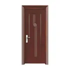 Fancy door sheet fiber bathroom door waterproof cherry wood door